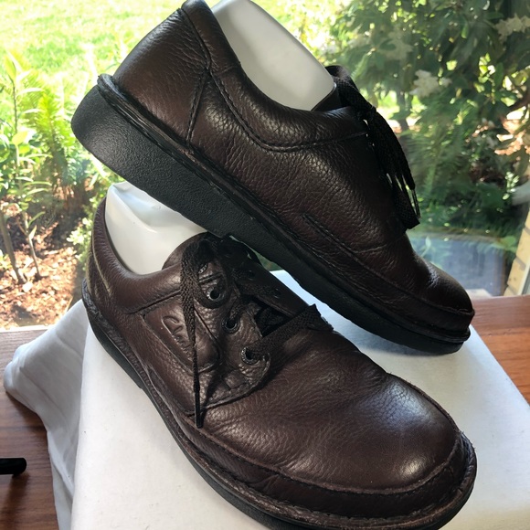 Men's Clarks Shoe Size 12 Pebbled Leather Lace Up - Picture 2 of 6